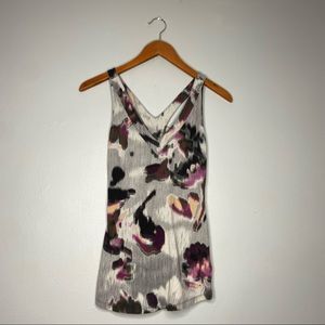 Sparkle & Fade Abstract Patterned Racerback Tank Top A